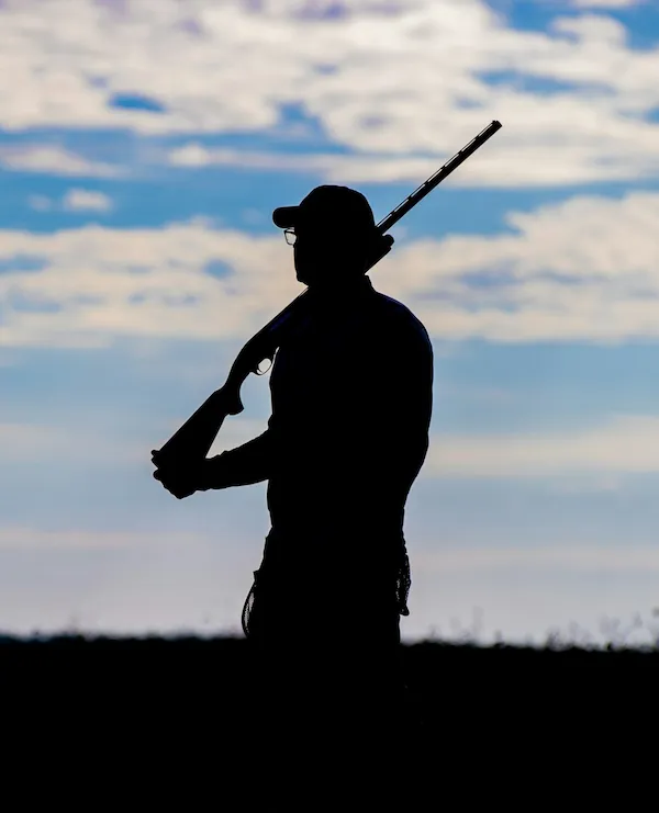 Chasseur de profil